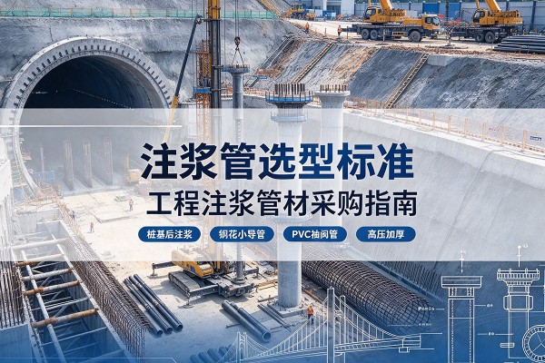 临沂注浆管选型标准
