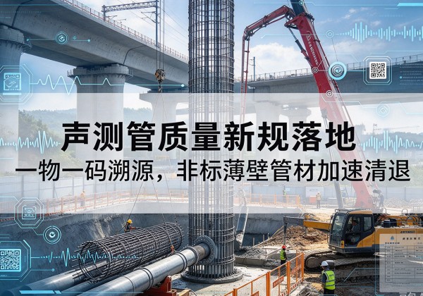 临沂声测管质量新规落地，一物一码溯源，非标薄壁管材加速清退