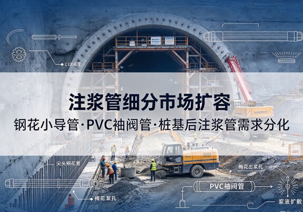 临沂注浆管细分市场扩容，隧道钢花小导管、PVC 袖阀管、桩基后注浆管需求分化